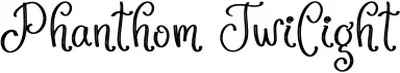 Phanthom Twilight Font