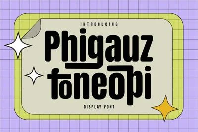 Phigauz Foneopi Sans Serif Rounded Font