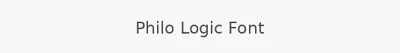 Philo Logic Font