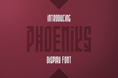 Phoeniks - Display Font