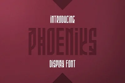 Phoeniks - Display Font