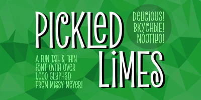 Pickled Limes Font