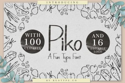 Piko A Fun Type Font