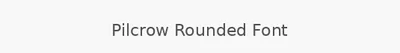 Pilcrow Rounded Font