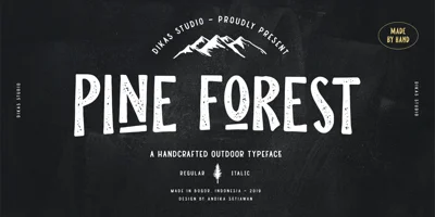 Pine Forest Font