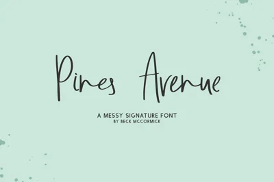 Pines Avenue Script