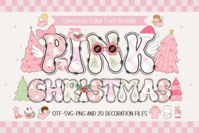 Pink Christmas Font