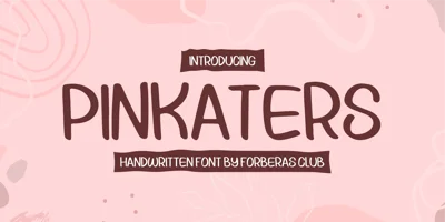 Pinkaters Font