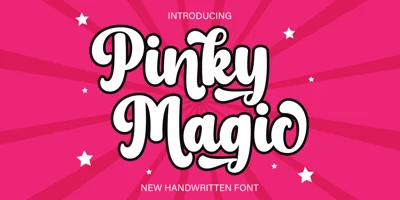 Pinky Magic Font