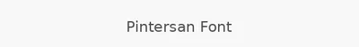 Pintersan Font