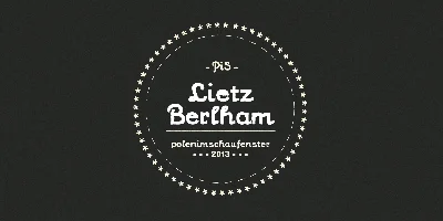 PiS LIETZ Berlham Font