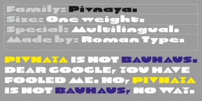 Pivnaya Font