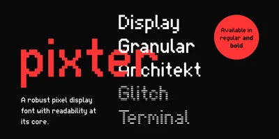Pixter Font