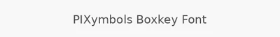 PIXymbols Boxkey Font