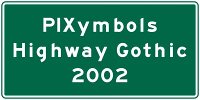 PIXymbols Hwy Gothic2002 Font