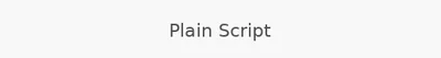 Plain Script