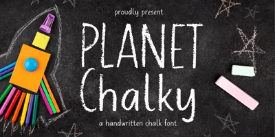 Planet Chalky Font