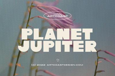 Planet Jupiter - Bold Retro Font Free Download
