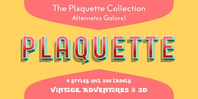 Plaquette Font