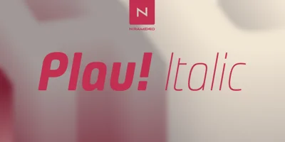 Plau Italics Font