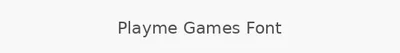 Playme Games Font