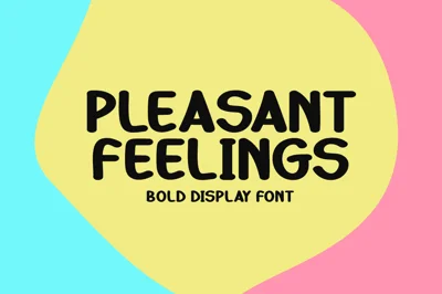 Pleasant Feelings Typeface