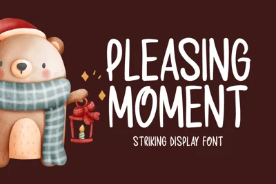 Pleasing Moment Typeface