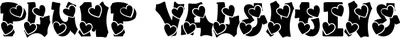Plump Valentine Font
