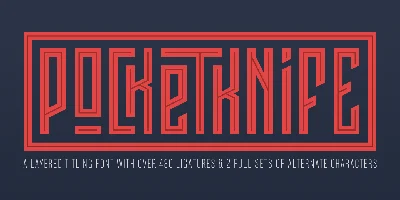 Pocketknife Font