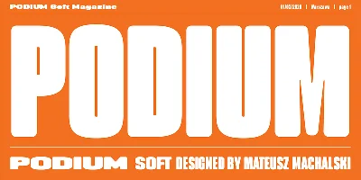 Podium Soft Variable Font