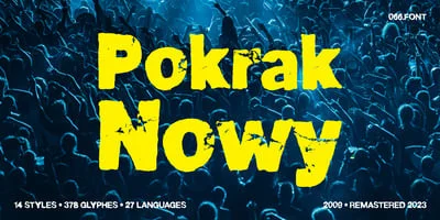 Pokrak Nowy Font