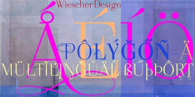 Polygon-A Font