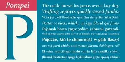 Pompei Font