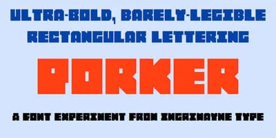Porker Font