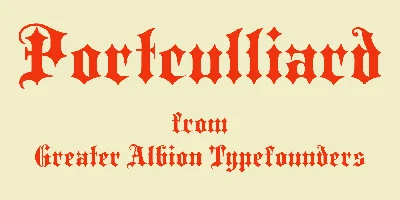Portculliard Font