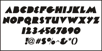 Postmodern Moderne Font