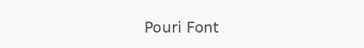 Pouri Font