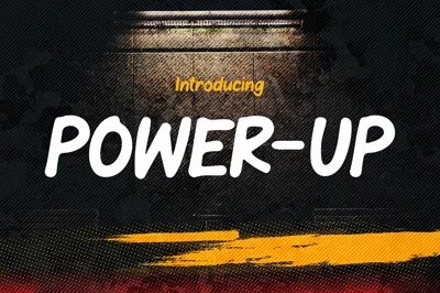 POWER UP Font