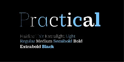 Practical Serif Font
