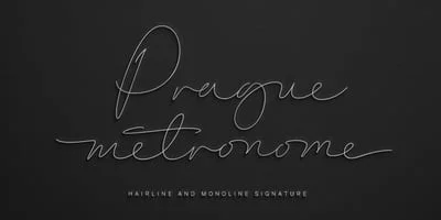 Prague Metronome Font