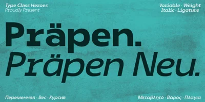 Prapen Font
