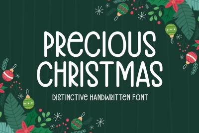 Precious Christmas Font