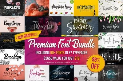 Premium Font Bundle
