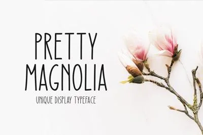 Pretty Magnolia Typeface
