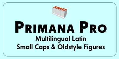Primana Pro Font