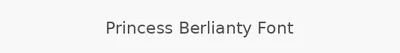 Princess Berlianty Font