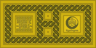 Prismatic Spirals Font