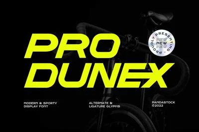 Pro Dunex Modern Typeface