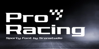 Pro Racing Font