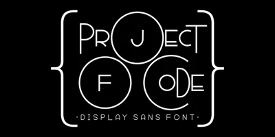 Project Of Code Font Free Download